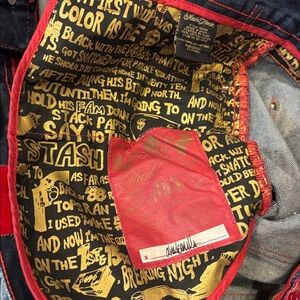 Men’s Stash House Distressed Baggy Jeans size 38